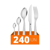Faqueiro Laguna Com 240 Peças Luxo Totalmente Em Aço Inox Itop - Tramontina