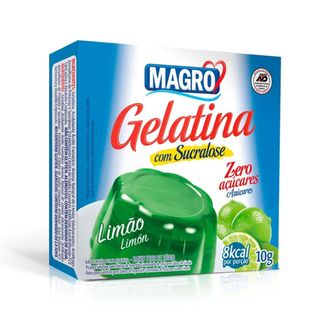 Gelatina Lowçucar Sabor Limão Siciliano 10G - Lowçucar