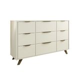 Buffet De Sala Jantar Olimpia 9 Gavetas Off White Europa