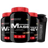 Kit 2 Waxy Whey 900g+ Amazing Mass 1,5kg