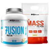 Kit Fusion Protein 2kg + Size Mass 3kg - Brnfoods