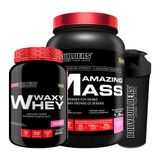 Kit Waxy Whey 900g+ Amazing Mass 1,5 Kg