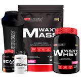 Kit Waxy Mass 3kg+ Waxy Whey 900g+ Power Creatina