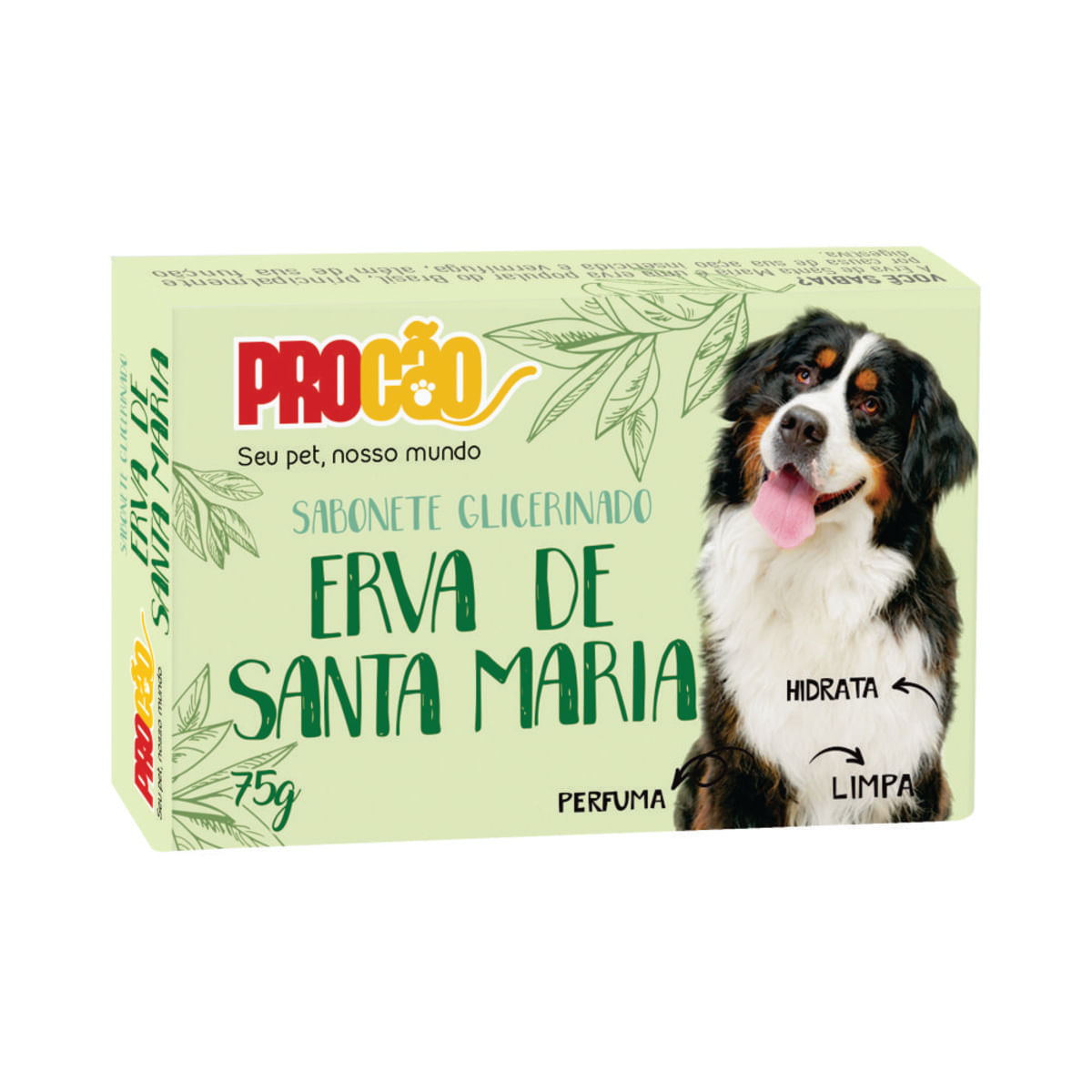 SABONETE GLICERINADO ERVA SANTA MARIA - UND 75GR