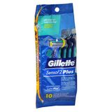 Lâminas De Barbear Descartáveis Gillette Customplus Pivot 10 Cada Da Gillette (pacote Com 2)