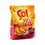 Biscoito Salgadinho Hits Sol Presunto 80g - Embalagem C/ 24 Unidades