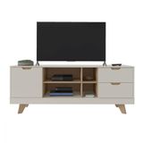 Rack Michigan para TV até 60' 4 Portas e 2 Gavetas Artely