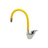 Torneira Cozinha Gourmet Monocomando Tubo Flexível Colorido