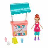 Conjunto E Boneca Polly Pocket Barraca De Sorvete Da Lila Mattel