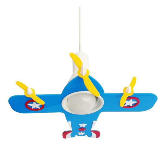 Lustre Pendente Avião Nave Infantil Quarto Menino Bebê