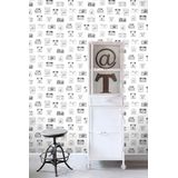 Papel De Parede Fab Polaroid Cameras 138843 - Rolo 10m X 0,53m