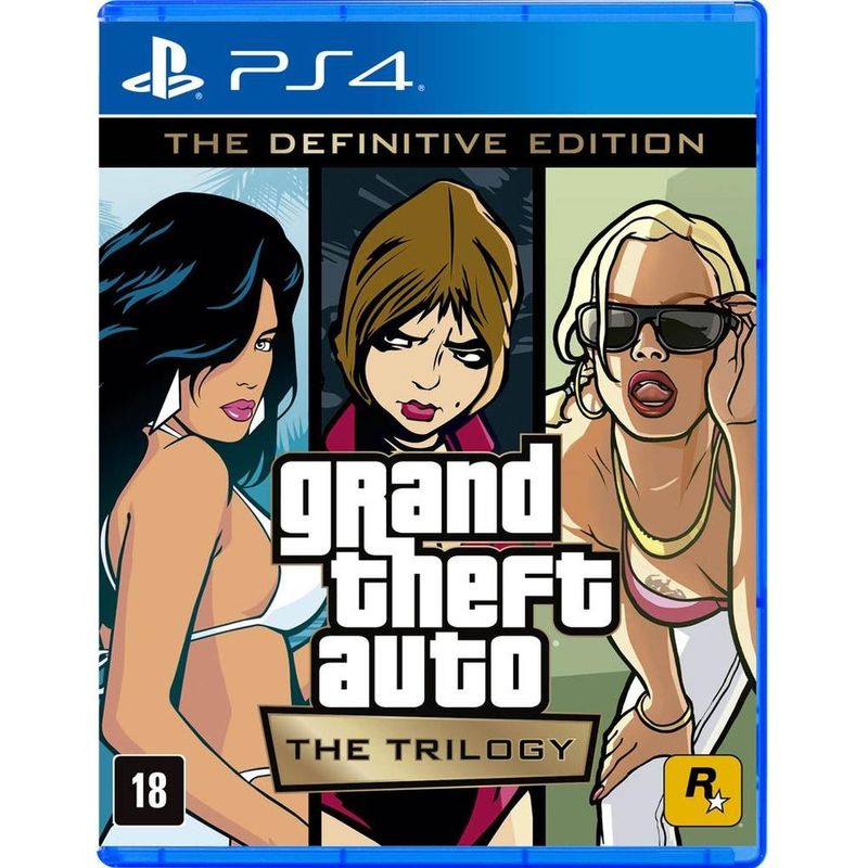 Jogo Gta: The Trilogy The Definitive Edition - Playstation 4 - Rockstar Games