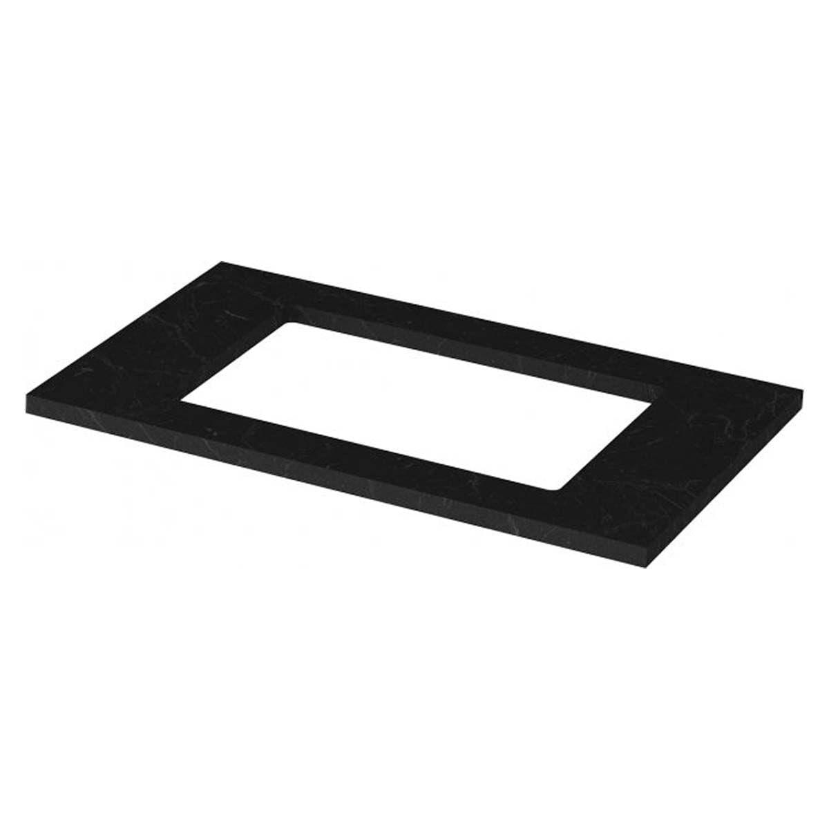 Modulo Cozinha Henn Belize Tampo 80cm P Cooktop Nero