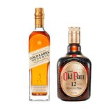 WHISKY FRUTADOS - OLD PARR + JW GOLD LABEL - 750ml