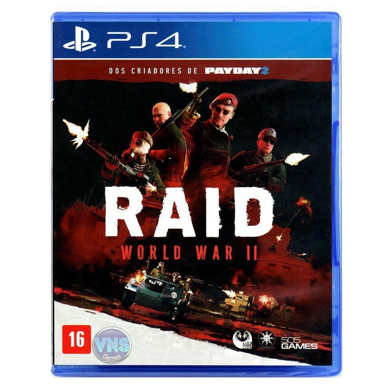 Jogo Raid: World War Ii - Playstation 4 - 505 Games