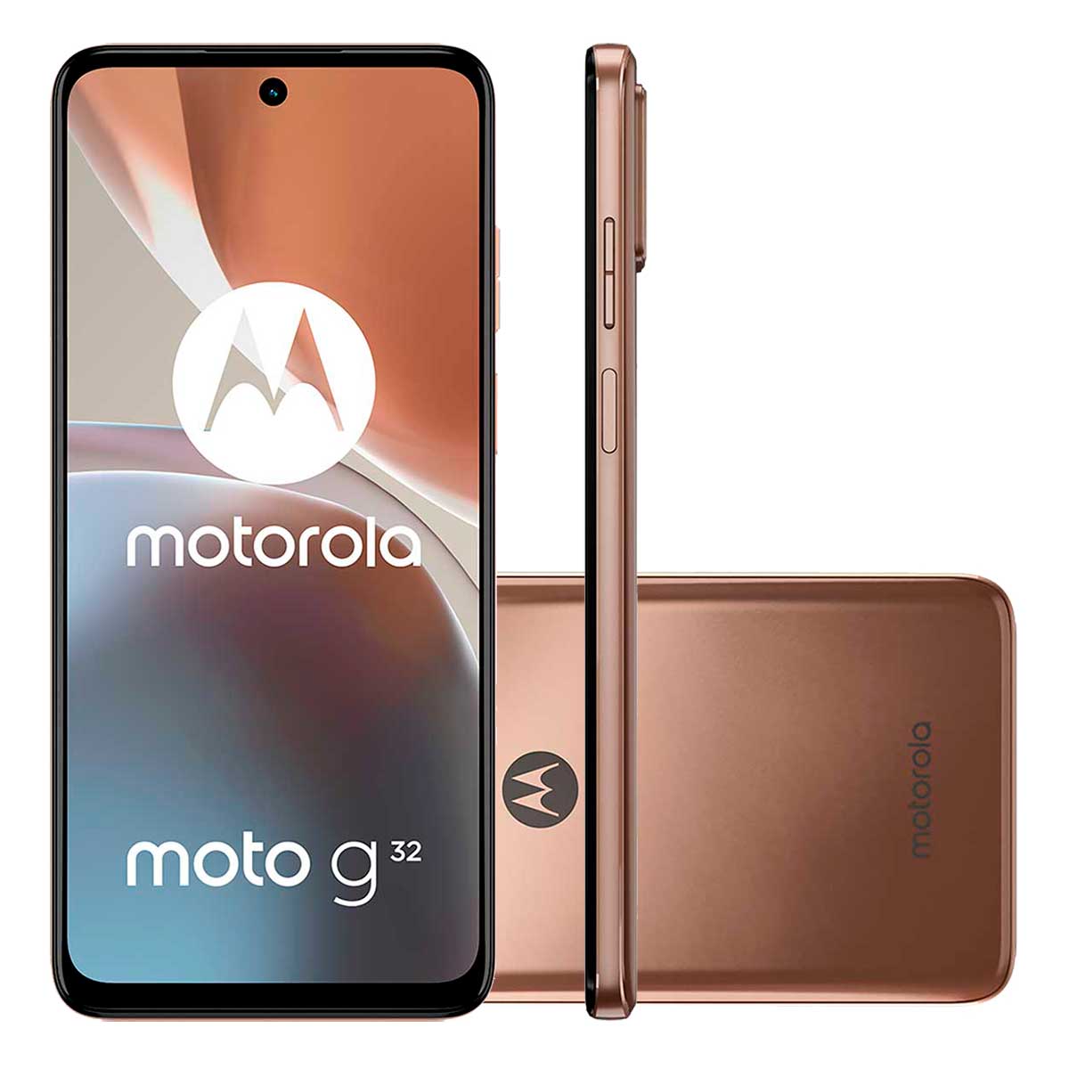 Smartphone Motorola G32 128GB Rose 4G 6,5" FHD+ Câmera Tripla 50MP Selfie 16MP Android 12