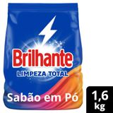 Lava-Roupas em Pó Brilhante: Roupas Brancas e Coloridas - Limpeza Total (1,6kg)