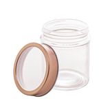 Pote De Vidro Com Visor Em Acrílico Gastro Rosé 350ml - Lyor 7519