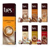 Kit 150 Cápsulas 3 Corações Bebidas Cremosas e Espressos