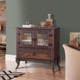 Aparador Buffet Antigo Sala De Jantar Madeira Maciça Imbuia Shop Jm