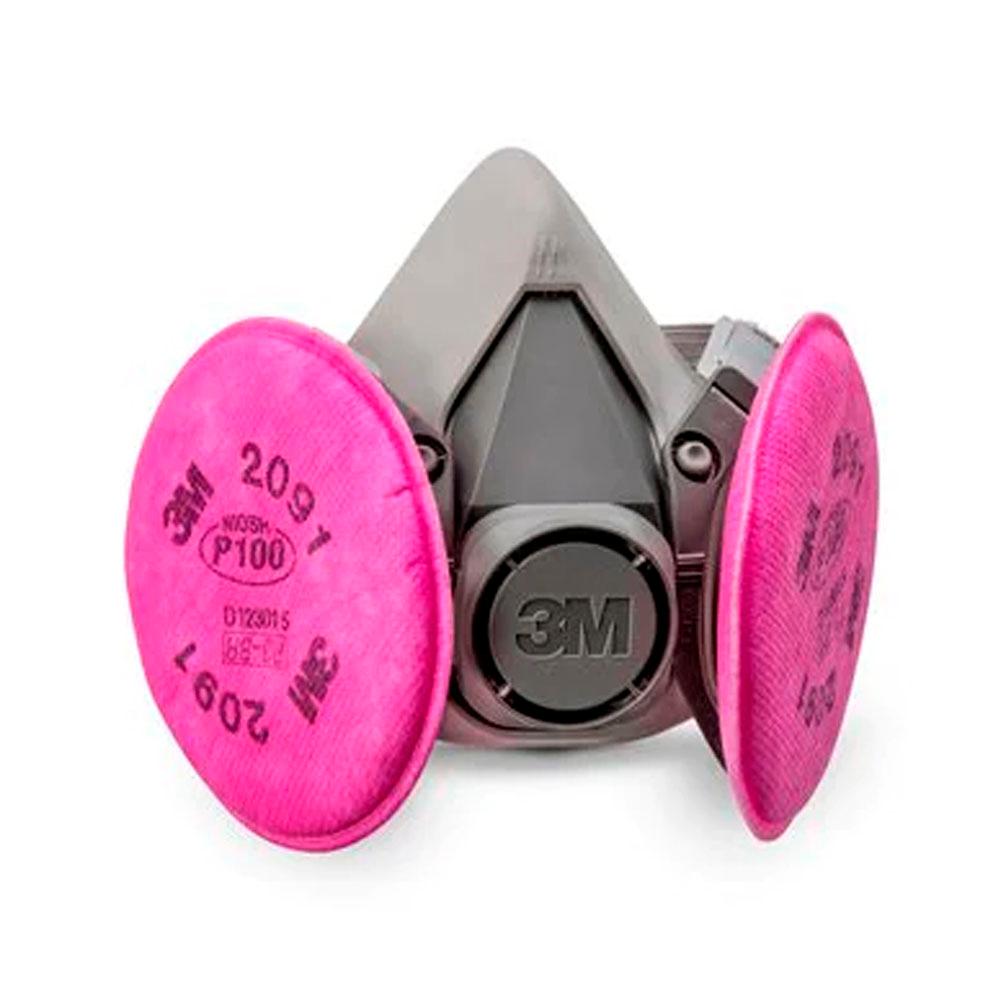 2091 P100 Cotone Filtro Antiparticolato Per 3M 6200 7502 Maschera Doppio Gas Imm - Foto 14