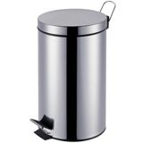 Lixeira Com Pedal E Tampa Mor Ágata 12l Aço Inox Com Balde Interno 8223