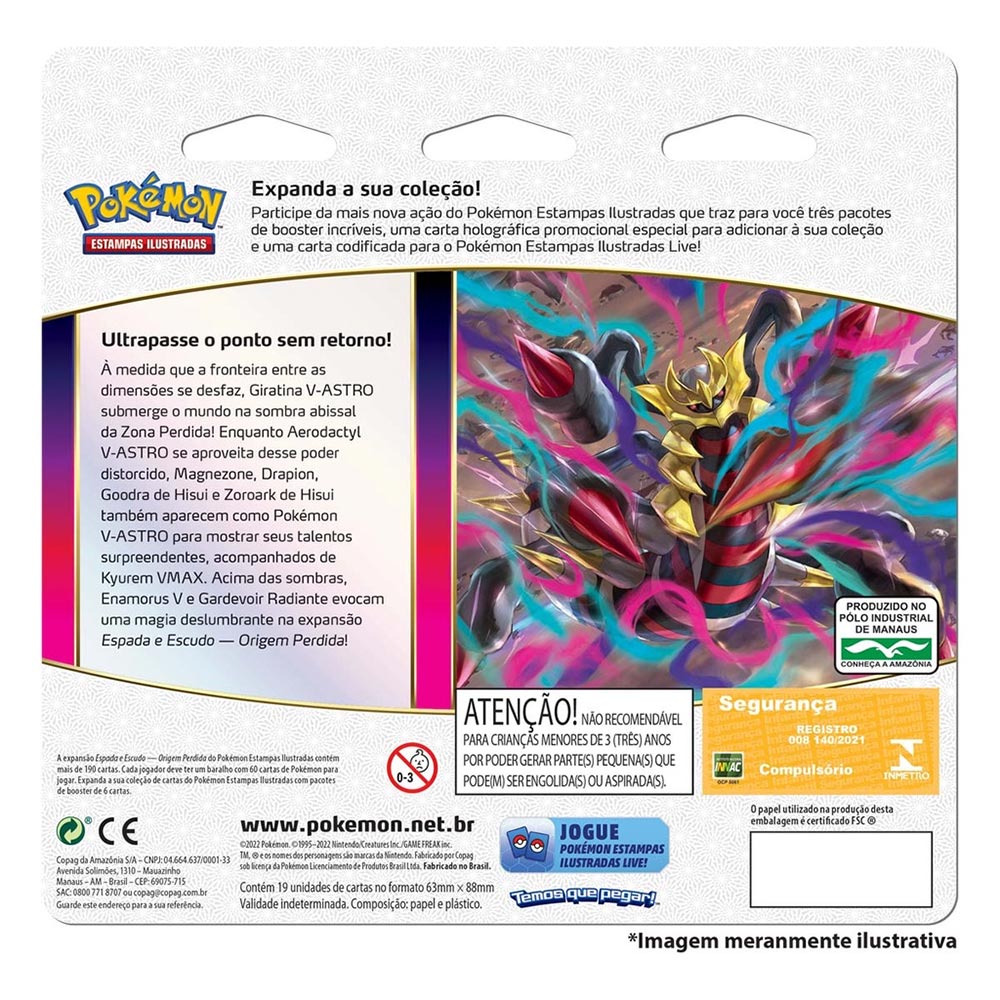 Jogo de Cartas Pokémon Blister Triplo Copag - Carrefour - Carrefour