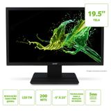 Monitor Acer 19.5&quot; Led V206hql Vga + Hdmi Um.iv6aa.a11