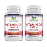 Vitamina D3 2.000ui 60caps Colecalciferol Vegano Best Nature