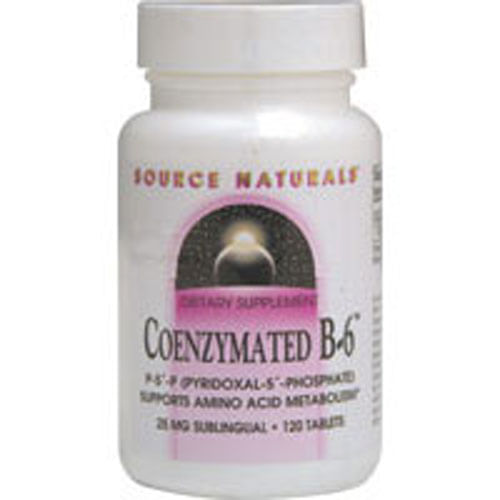 Coenzymated B-6 Sublingual 60 Tabs Da Source Naturals (pacote Com 4 ...