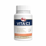 Kit 2x: Vita C3 Vitamina C 1000mg Vitafor 60 Cápsulas