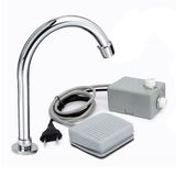Acionador Pedal Dentista Elétrico Cinza Para Torneira 110v