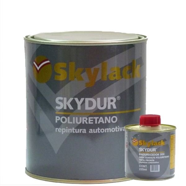 Tinta Pu Preto Cadilac + Endurecedor - Skylack