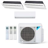 Ar-condicionado Multi Split Inverter Dakin 24.000 Btus (1x Evap Hw 9.000 + 1x Evap K7 1 Via 12.000 + 1x Evap K7 1 Via 18.000) Quente/frio 220v