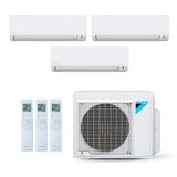 Ar-condicionado Multi Split Inverter Dakin 24.000 Btus (2x Evap Hw 9.000 + 1x Evap Hw 12.000) Quente/frio 220v