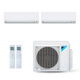 Ar-condicionado Multi Split Inverter Daikin 24.000 Btus (1x Evap Hw 9.000 + 1x Evap Hw 18.000) Quente/frio 220v