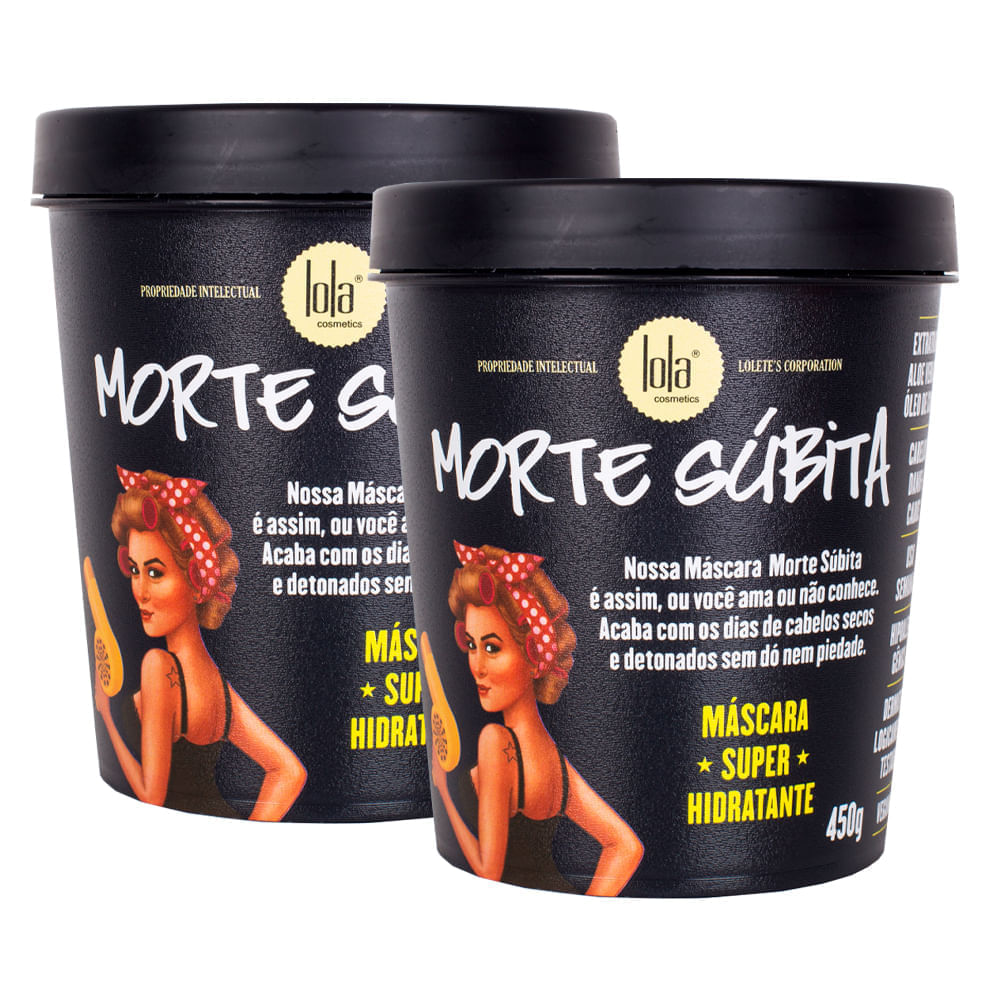 Kit Mascara Lola Morte Subita 450g - 2 Unidades