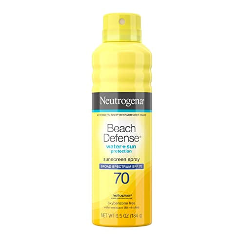 Neutrogena Beach Defense Spray Protetor Solar Com Amplo Espectro Spf 70 Absorvendo Rápido Protetor Solar Corpo Spray Névoa Óleo Resistent