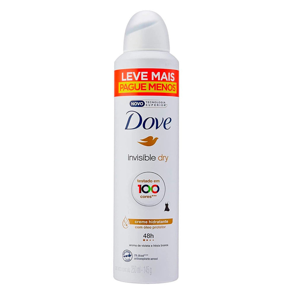 Desodorante Aerosol Dove Invisible Dry 250ml