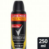 Desodorante Antitranspirante Aerosol Masculino Rexona V8 72 Horas 250ml