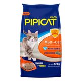 Areia Sanitária Multicat Pipicat - 12 Kg