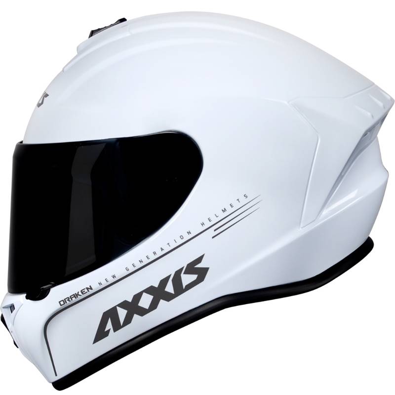 Capacete Axxis Draken Monocolor -  Branco