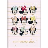 Caderno 1/4 Brochura 80 Folhas Minnie Capa 3 - Tilibra