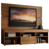 Rack com Painel Sobreposto para TV até 65 Polegadas Madesa Everest - Rustic