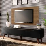 Rack Madesa Reims e Painel para TV até 55 Polegadas 2 Portas e 1 Gaveta