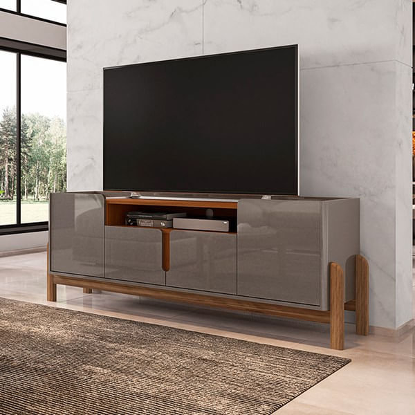 Rack Sala Lizz Para Tv Até 60 Polegadas Com 4 Portas