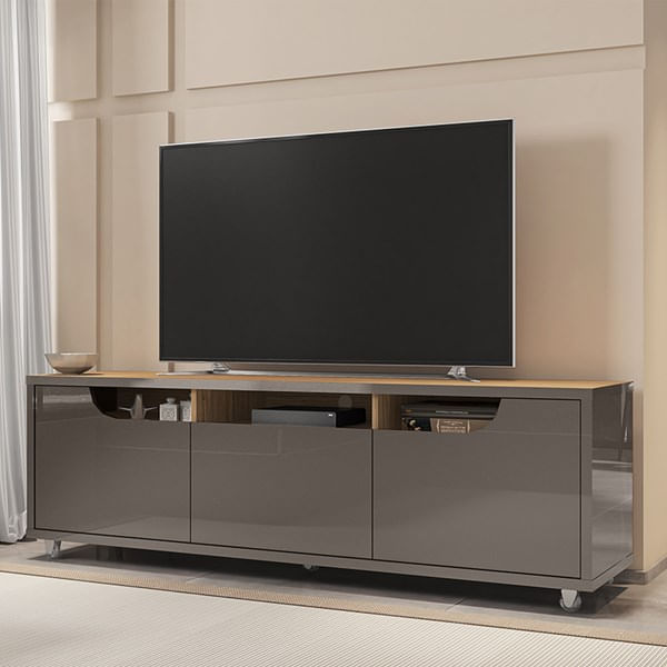 Rack Jersey 160 Para Tv Sala 60 Polegadas Com 3 Gavetas