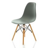 Conjunto 6 Cadeiras Eames DSW Eiffel - Cinza Claro - Kza Bela