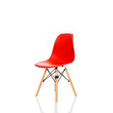 Conjunto 6 Cadeiras Charles Eames Eiffel DSW - Vermelha - Kza Bela