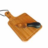Jogo De 2 Peças Para Queijo Em Bambu